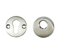 UAP Limited Uap High Security Escutcheon - Bevelled Edge - Composite And Hardwood Doors - Stainless Steel - Satin Stainless