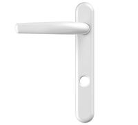 UAP Limited Uap High Security Signature Door Handle Pair 219mm Short Backplate White