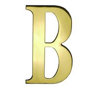 UAP Limited Uap House Letter - B - Pvd Gold - 3 Inch - Self Adhesive - Stainless Steel
