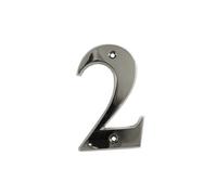 UAP Limited Uap House Number - 2 - Polished Chrome - 3 Inch