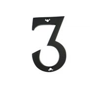 UAP Limited Uap House Number - 3 - Black - 3 Inch
