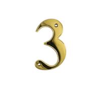 UAP Limited Uap House Number - 3 - Pvd Gold - 3 Inch