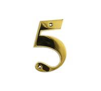 UAP Limited Uap House Number - 5 - Pvd Gold - 3 Inch