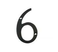 UAP Limited Uap House Number - 6 - Black - 3 Inch