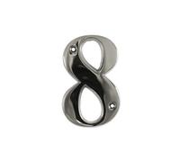 UAP Limited Uap House Number - 8 - Polished Chrome - 3 Inch