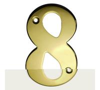 UAP Limited Uap House Number - 8 - Pvd Gold - 3 Inch