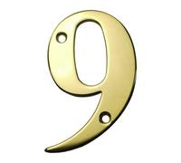 UAP Limited Uap House Number - 9 - Pvd Gold - 3 Inch