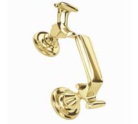UAP Limited Uap Large Traditional Doctor Door Knocker With Nanocoast Rust Free For Front Door With Fixings In Pvd Gold