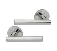 UAP Limited Uap Lynx Polished Chrome Internal Door Handles Pair- Premium Range Zinc Lever Design