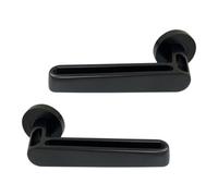 UAP Limited Uap Lyra Matte Black Internal Door Handles Pair- Premium Range Zinc Lever Design