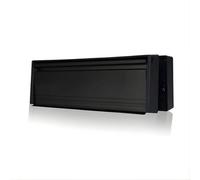 UAP Limited Uap Petit 10" Black Finish Aluminium Draught Proof Letterbox For Upvc Composite And Wooden Doors 20 To 40mm