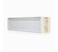 UAP Limited Uap Petit Master 10" White Aluminium Draught Proof Letterbox For Upvc Composite And Wooden Doors 20 To 40mm