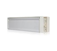 UAP Limited Uap Petit Master 10" White Aluminium Draught Proof Letterbox For Upvc Composite And Wooden Doors 40 To 80mm