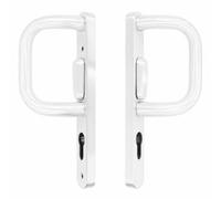 UAP Limited Uap Sliding Patio Door Handles Pair 219mm X 30mm In Stainless Steel Comfortable Grip With Powder Coated Finish
