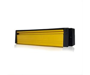 UAP Limited Uap Slimline 12" Gold Finish Amluminium Letterplate- Internal & External Letter Box For Upvc, Composite & Wooden 40-80mm Doors
