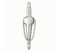 UAP Limited Uap Slimline Victorian Urn Stainless Steel 8" Door Knocker With Hidden Fixings In Satin Silver Finish