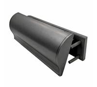 UAP Limited Uap Soterian Premium Graphite Letterplate- Stainless Steel Pas 24 Anti Key Fishing Internal & External Letter Box