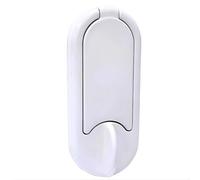 UAP Limited Uap Stadium Modern Door Knocker Zamak Alloy White Finish With Hidden Fixings For Front Door