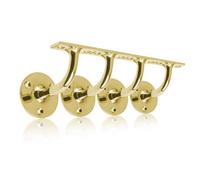 UAP Limited Uap Stair Handrails - Brackets - Set Of 4 - Polished Brass