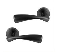 UAP Limited Uap Truro Metal Grey Internal Door Handles Pair- Premium Range Zinc Lever Design