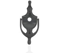 UAP Limited Uap Victorian Urn Door Knocker 6" Black Finish With Spyhole And Fixings