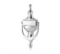 UAP Limited Uap Victorian Urn Door Knocker 6" Polished Chrome Finish With Self Adhesive And Bolt Fixings