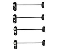 UAP Limited Uap Window Restrictor With Key - Window Safety Locks - 20Cm Cable - All Types Of Windows - 4 Locks - Black