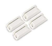 UAP Magnetic Door Catch 4 Pack - Heavy Duty White Magnet Door Catches for Cupboards, Wardrobes & Cabinets
