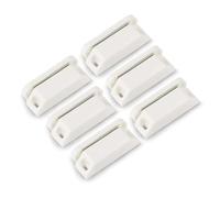 UAP Magnetic Door Catch 6 Pack - Heavy Duty White Magnet Door Catches for Cupboards, Wardrobes & Cabinets