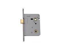 UAP Mortice Bathroom Lock 65mm - Mortice Door Lock Thumbturn Locking Door Security for Bathroom, Door Latch Mortice Lock for Internal Wooden Doors (Polished Stainless - 65mm)