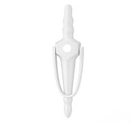 UAP Slimline Victorian Urn 8 Inch Door Knocker with Bolt Through Fixings in White Finish