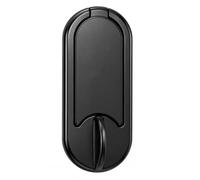 UAP Stadium Modern Door Knocker with Magnetic Closure for Front Door, Black