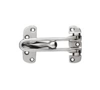 UAP Swing Bar Door Guard Lock, Polished Chrome Door Chain Lock Alternative for UPVC, Composite & Wooden Front Doors, Security Latch, Door Restrictor & Auxiliary Door Lock