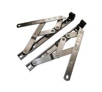 UAP Universal uPVC Window Hinge Replacement Kits - 2 Pack Top Hung Easy Fitting - Enhanced Draft & Cold Reduction, Reliability & Durability - Includes 4mm Friction Stay Packers - 13mm-17mm Stack (20")
