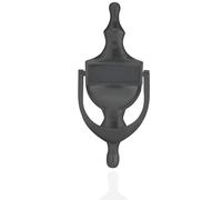 UAP Victorian Urn Door Knocker 6 Inch Traditional with Bolt Fix and Self Adhesive Fixings Single Black