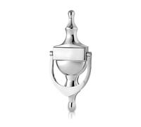 UAP Victorian Urn Door Knocker 6 Inch Traditional with Bolt Fix and Self Adhesive Fixings Single Polished Chrome