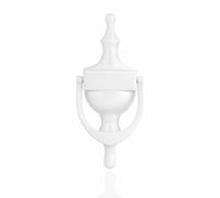 UAP Victorian Urn Door Knocker 6 Inch Traditional with Bolt Fix and Self Adhesive Fixings Single White