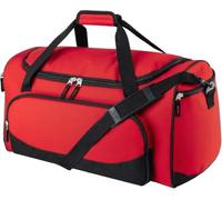 Uarition Gym Bag for Men - 55L Black Durable Large Duffle Bag for Travel, Workout, Fitness & Sport, Red