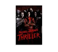 UARJIRUHR Michael Jackson's Thriller Poster Room Decor Canvas Artistic Poster Wall Art Bedroom Decor 12x18 inch (30x45cm) Unframe-style