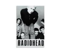 UARJIRUHR Radiohead Poster Room Decor Canvas Artistic Poster Wall Art Bedroom Decor Poster for Room Aesthetic 08x12inch(20x30cm) Unframe-style