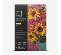 UART : Sanded Pastel Paper : 10 Sheet Pack : 12x18in (30x46cm) : 600 Grade