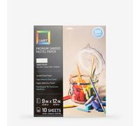 UART : Sanded Pastel Paper : 10 Sheet Pack : 9x12in (23x30cm) : 500 Grade