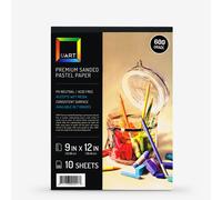 UART : Sanded Pastel Paper : 10 Sheet Pad : 9x12in (23x30cm) : 600 Grade