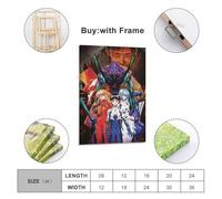 UASDIEMD Neon Genesis Evangelion Anime Art Poster Poster Decorative Painting Canvas Wall Posters And Art Picture Print Modern Family Bedroom Decor Posters 08x12inch(20x30cm)