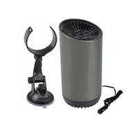 UASNHU 12V Car Heater, ABS Heater with 180 Degree Adjustable Suction Mount, 150W Dual Mode Defroster for Trucks Cars Windshield(A)