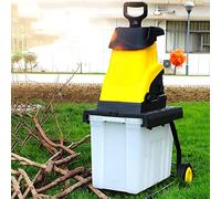 UASNHU 2500W Electric Garden Shredder, Wood Chipper with Max 1.4-in Cutting Diameter, Overload Protection, 10M Power Line, for Lawn and Garden Use