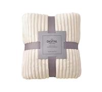 UATARU Fluffy Blanket Throw for Bed Sofa Couch Chair, 40x27.5inch Small Size Cozy Blankets Single Travel Blanket Airplane for Adults (white)