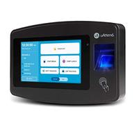 uAttend JR2000 Cloud Connected Biometric Attendance System: Fingerprint Time Clock, RFID, and PIN Punch Clock for Small Business