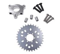 UAUS 32 T Sprocket with CNC Adapter Fit 1.5 inch hub 415 Chain 49cc 50cc 66cc 80cc 2 Stroke Motorized Bike Motorised Bicycle