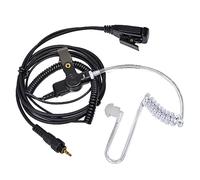 UAYESOK 1-Wire Covert Acoustic Tube Radio Earpiece, 1 Pin Walkie Talkie Headset with PTT Mic Microphone for Motorola CLP446 CLP1010 CLP1040 CLP1060 HKLN4455 HKLN4487 Security Two Way Radio